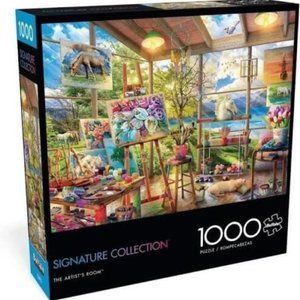 Buffalo Games Signature Collection The Artist's Room 1000 Piece Jigsaw Puzzle